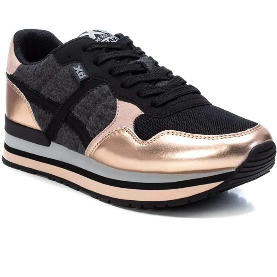 XTI - 44451 - Women's Fashion Trainers - Bronze sold by The Foot Factory product image thumbnail 3