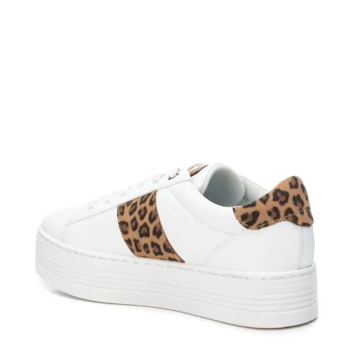 Refresh Womens Fashion Trainers - White / Leopard sold by The Foot Factory product image thumbnail 3