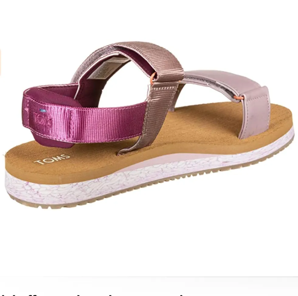 TOMS - Womens Closed Toe Sandal - Pink Burnished Lilac sold by The Foot Factory product image thumbnail 2