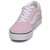 Vans - Old Skool Trainer - Pink/White sold by The Foot Factory
