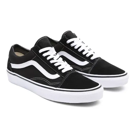 Vans Unisex Old Skool Fashion Trainers - Black / White sold by The Foot Factory product image thumbnail 4