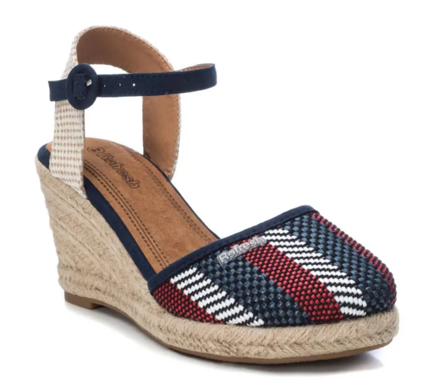 Refresh Womens Wedge Sandals - Navy sold by The Foot Factory