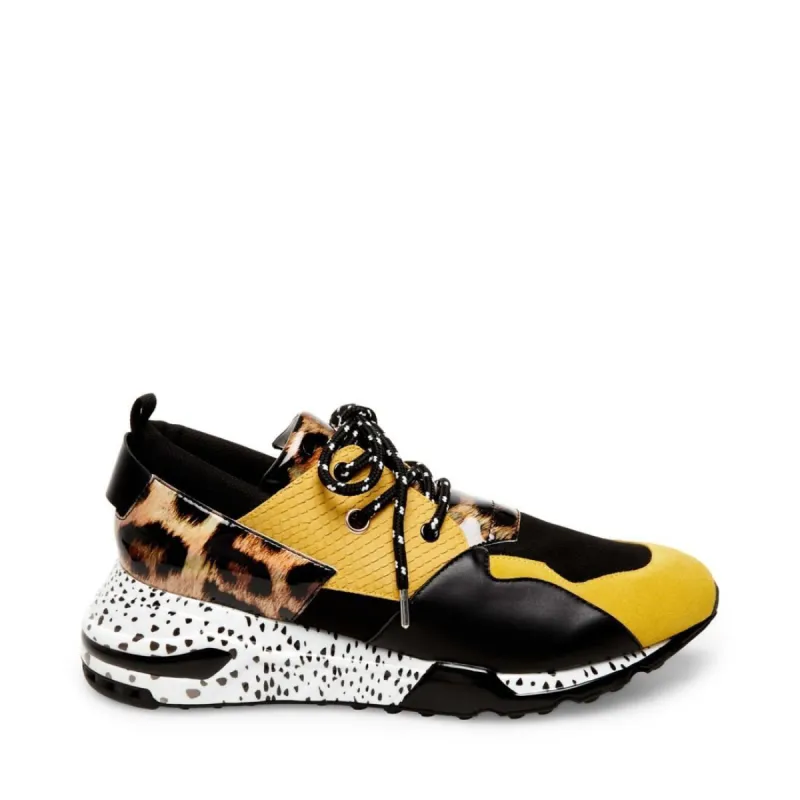 Steve Madden Womens Cliff Trainer - Yellow / Multi sold by The Foot Factory