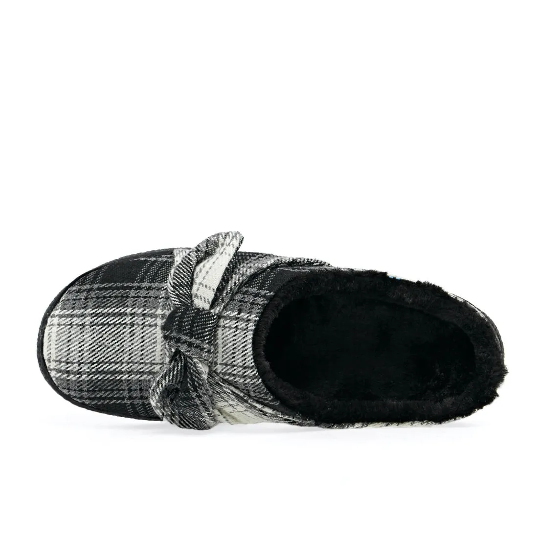 Toms-Ivy-Black-Plaid-bow-Women's-Slippers sold by The Foot Factory product image thumbnail 5