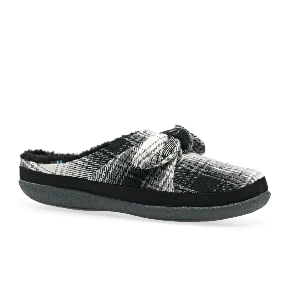 Toms-Ivy-Black-Plaid-bow-Women's-Slippers sold by The Foot Factory product image thumbnail 2