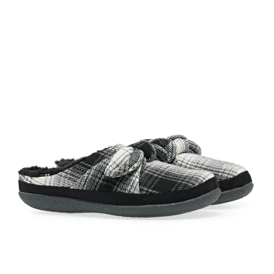 Toms-Ivy-Black-Plaid-bow-Women's-Slippers sold by The Foot Factory product image thumbnail 3
