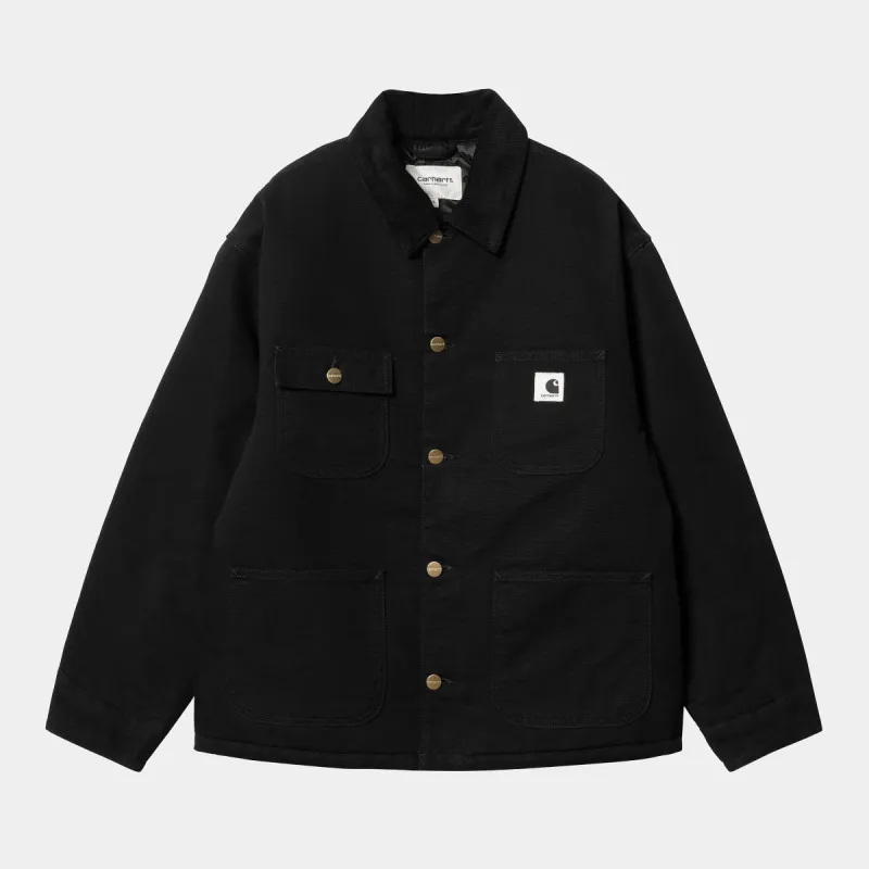 Carhartt WIP Womens OG Michigan Jacket - Black sold by The Foot Factory