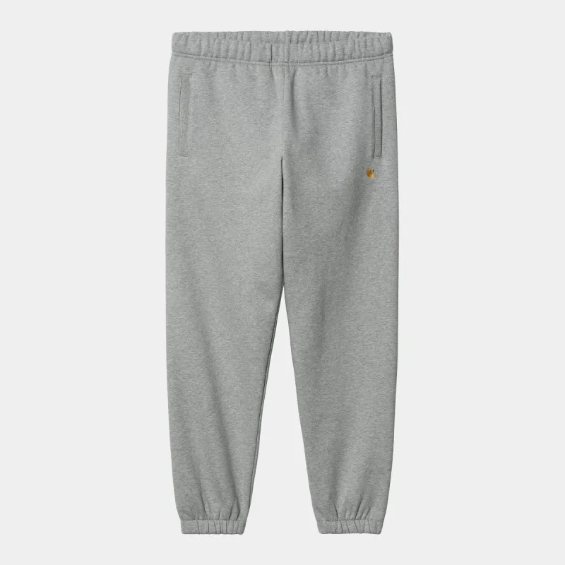 Carhartt WIP Mens Chase Sweat Pant - Grey Heather sold by The Foot Factory