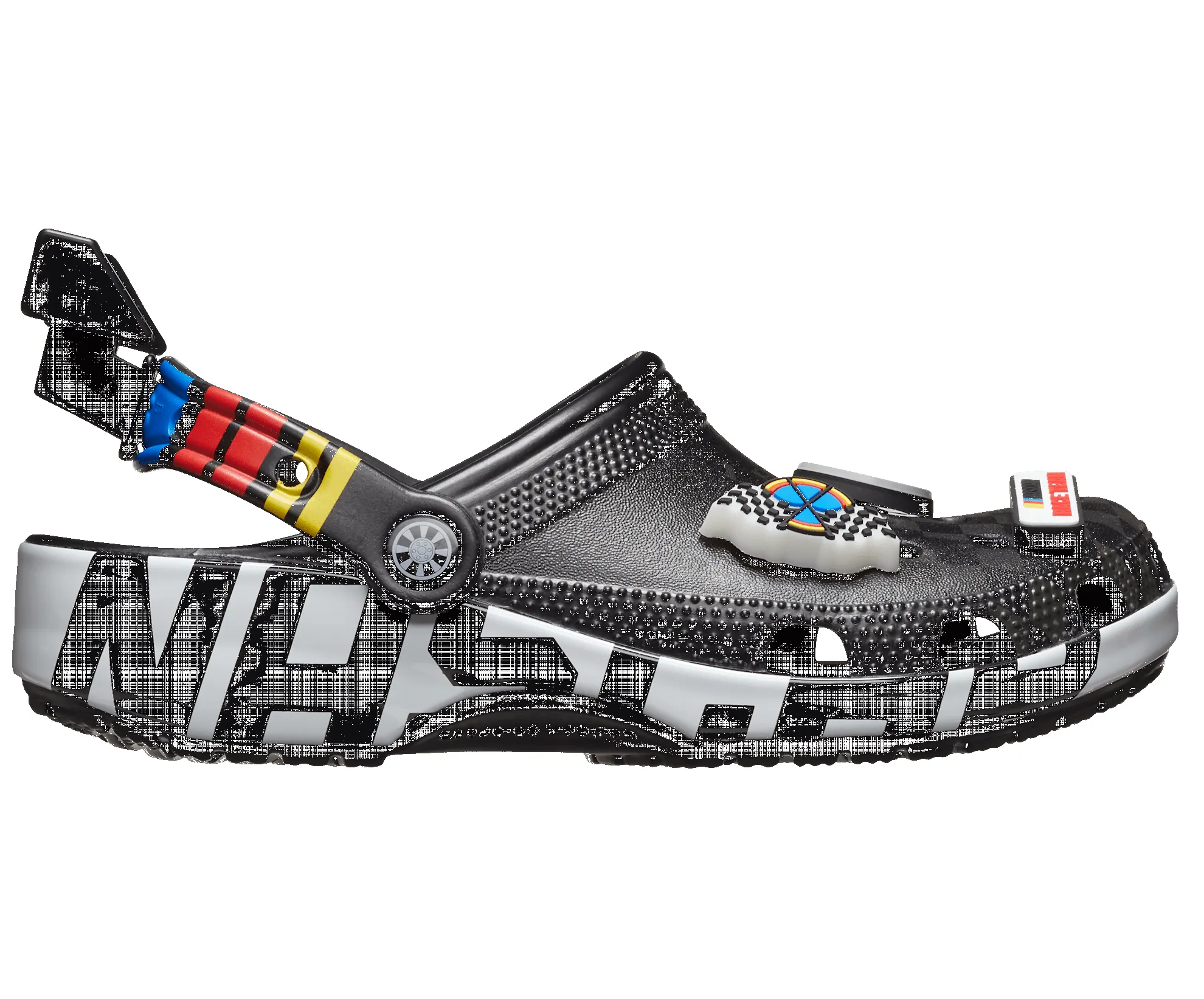 CROCS Unisex NASCAR Classic Clog - Black sold by The Foot Factory