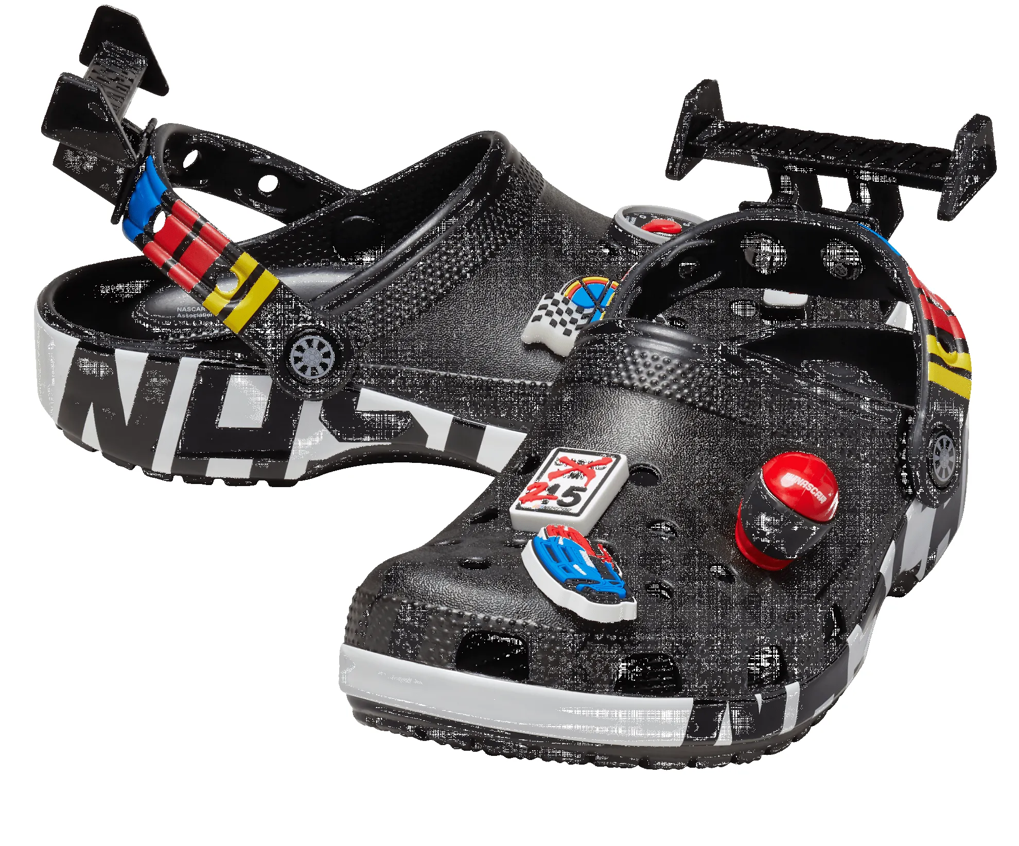 CROCS Unisex NASCAR Classic Clog - Black sold by The Foot Factory product image thumbnail 2