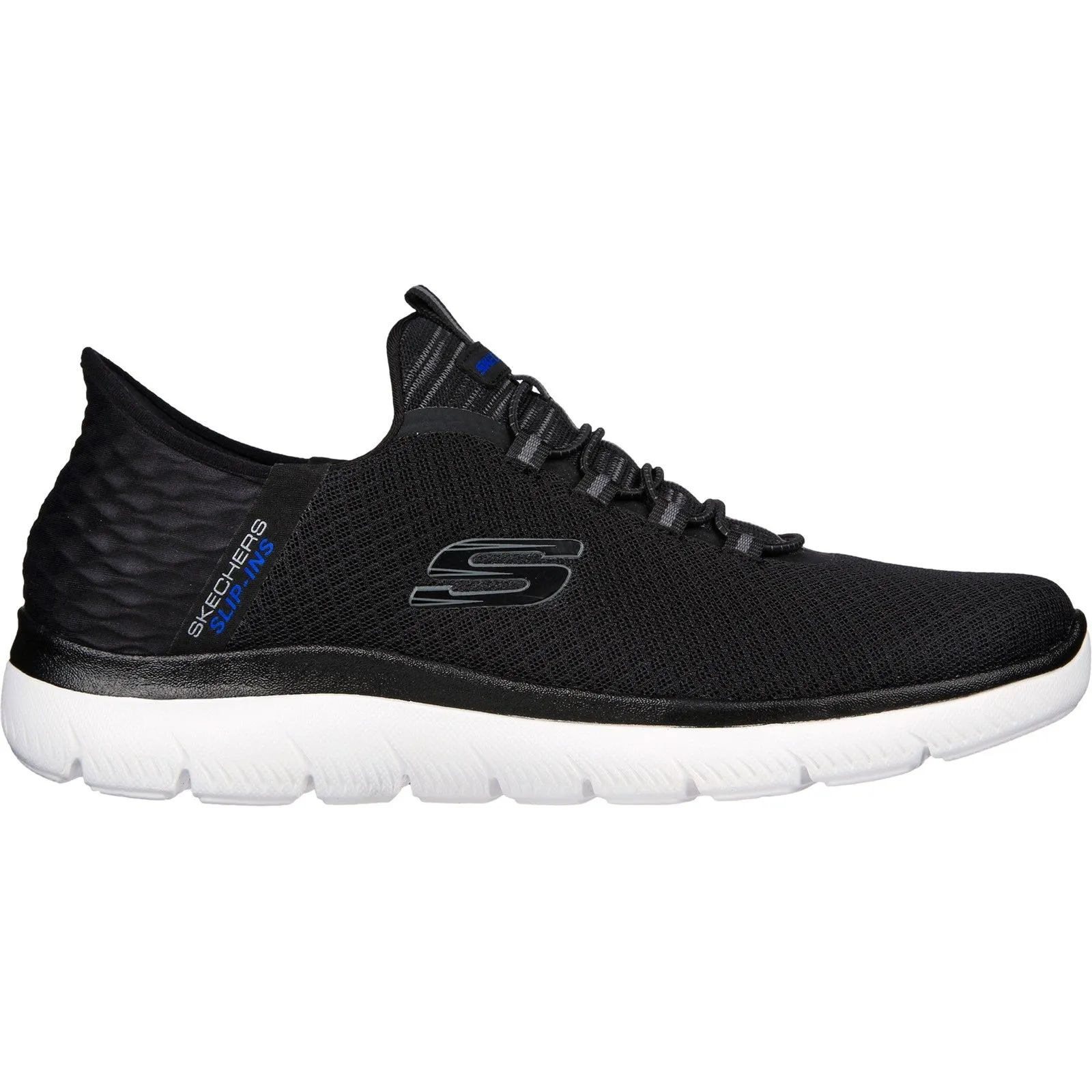Skechers Mens Slip Ins: Summits High Range Trainers - Black sold by The Foot Factory