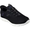 Skechers Mens Slip Ins: Summits High Range Trainers - Black sold by The Foot Factory