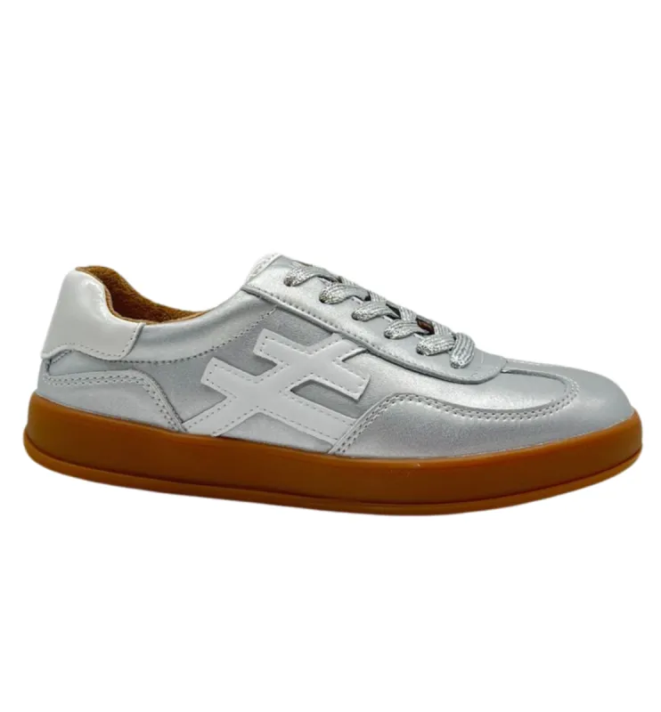 Drilleys Womens Sixty-Five Trainers - Silver Moon sold by The Foot Factory