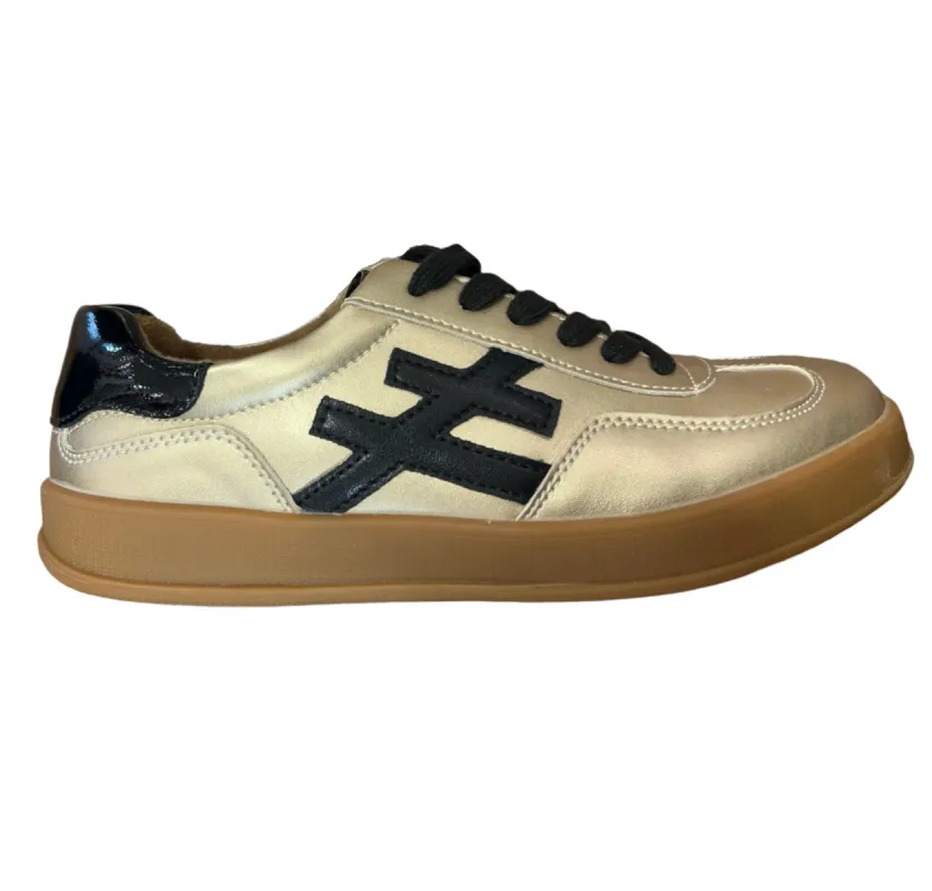 Drilleys Womens Sixty-Five Trainers - Techno Gold sold by The Foot Factory