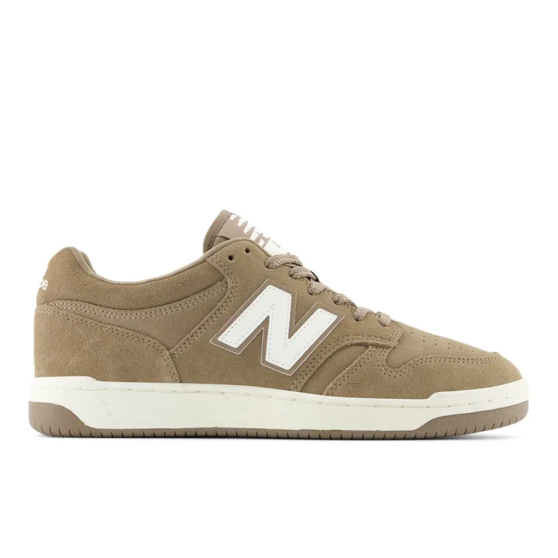 New Balance Mens BB480 Trainers - Mushroom / Sea Salt sold by The Foot Factory