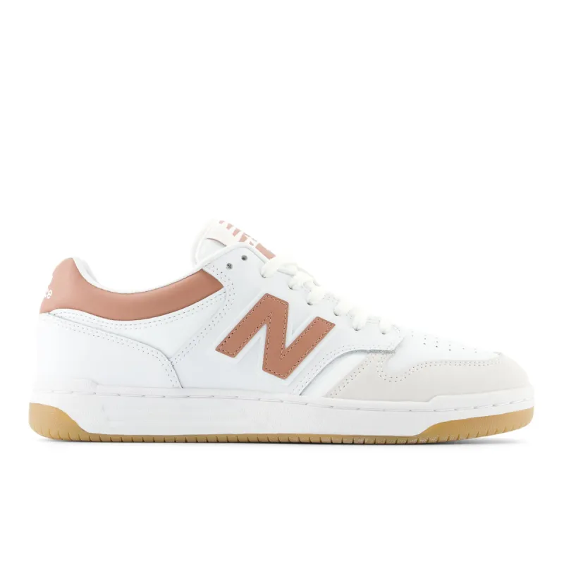 New Balance Mens BB480 Trainers - White / Reflection sold by The Foot Factory