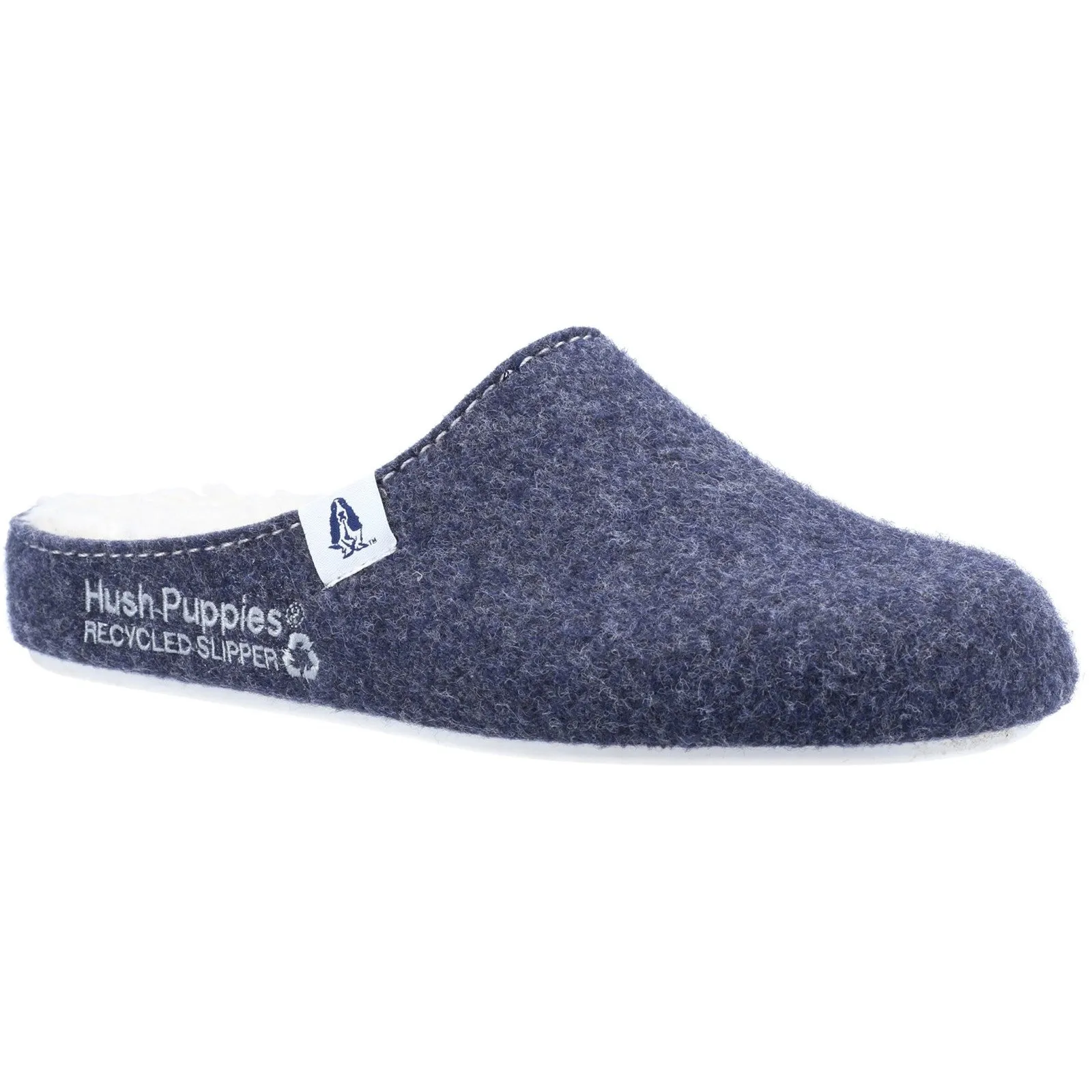 Hush Puppies Mens The Good Slipper - Navy sold by The Foot Factory product image thumbnail 2
