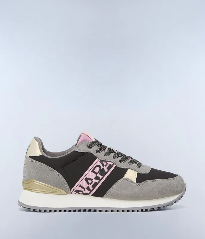 Napapijiri Womens Astra Trainers - Black Grey sold by The Foot Factory