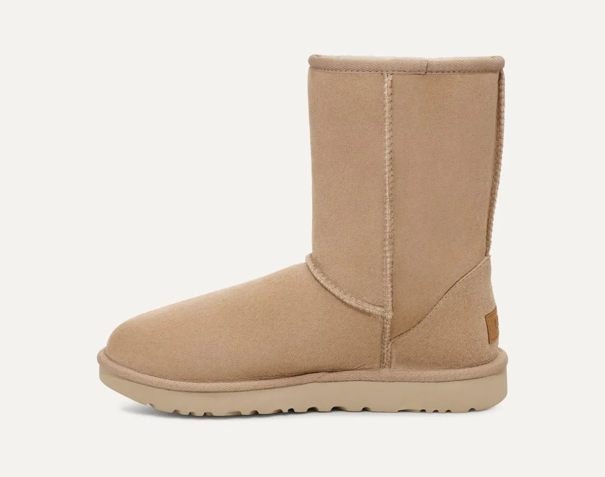 UGG Womens Classic Short II Boots - Sand sold by The Foot Factory product image thumbnail 3