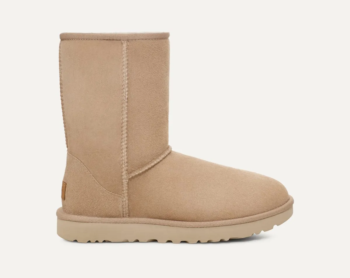 UGG Womens Classic Short II Boots - Sand sold by The Foot Factory