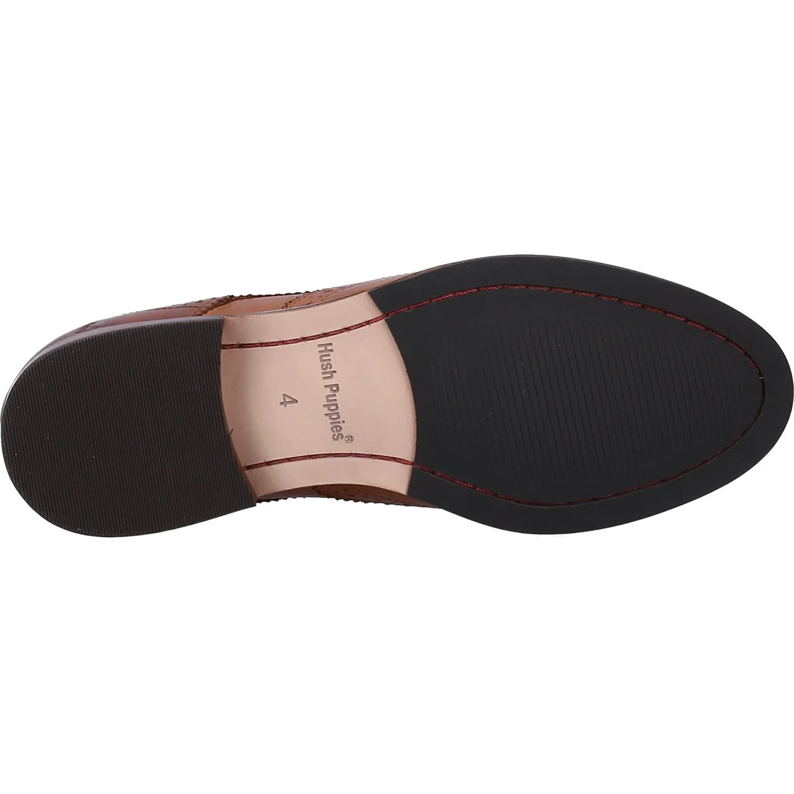 Hush Puppies Womens Natalia Leather Shoes - Tan sold by The Foot Factory product image thumbnail 4