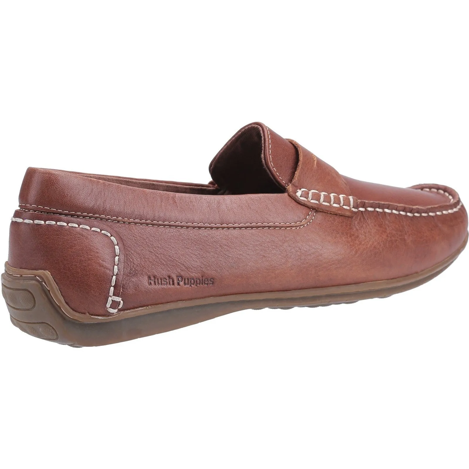Hush Puppies Mens Roscoe Leather Shoes - Brown sold by The Foot Factory product image thumbnail 3