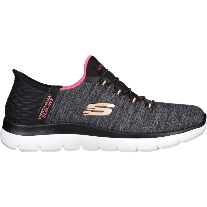 Skechers Womens Summits Dazzling Haze Trainers - Black sold by The Foot Factory