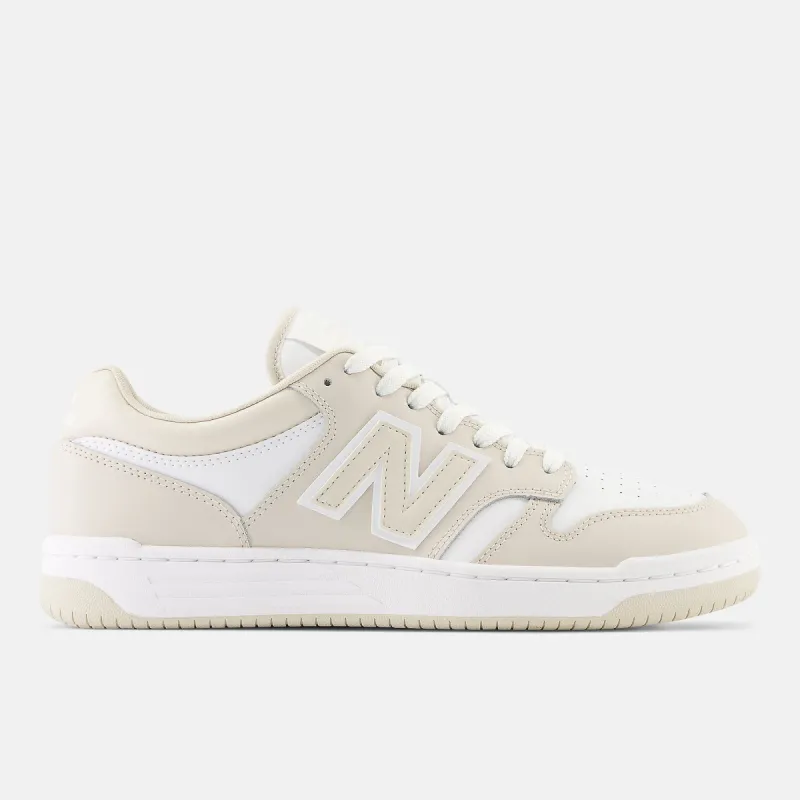 New Balance Unisex Basket Ball Fashion Trainers - Timberwolf / White sold by The Foot Factory