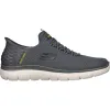 Skechers Mens Slip Ins: Summits High Range Trainers - Charcoal sold by The Foot Factory