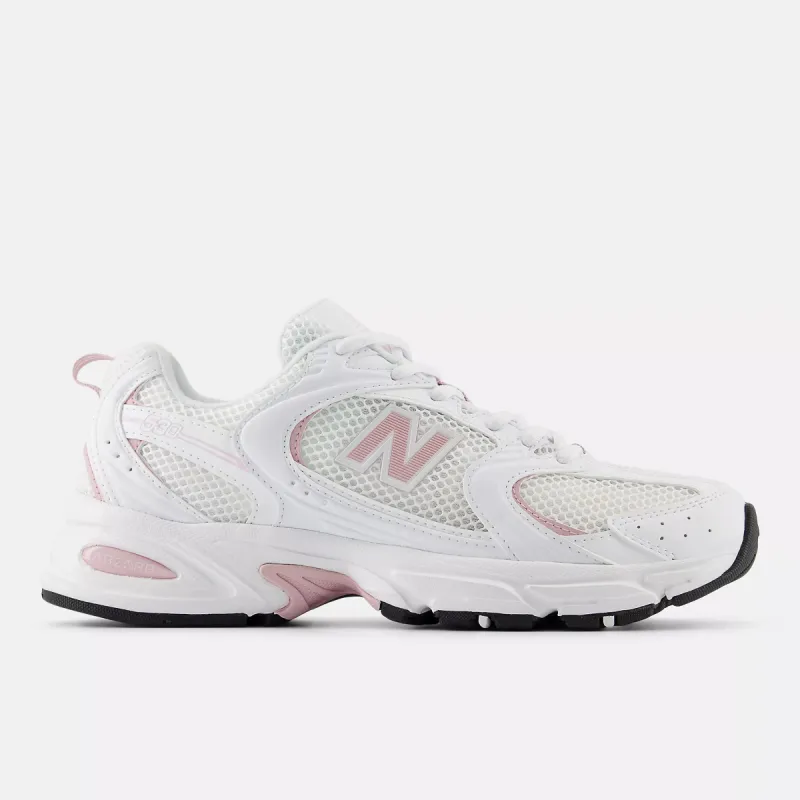 New Balance Unisex 530 Trainers - White / Twilight Haze sold by The Foot Factory