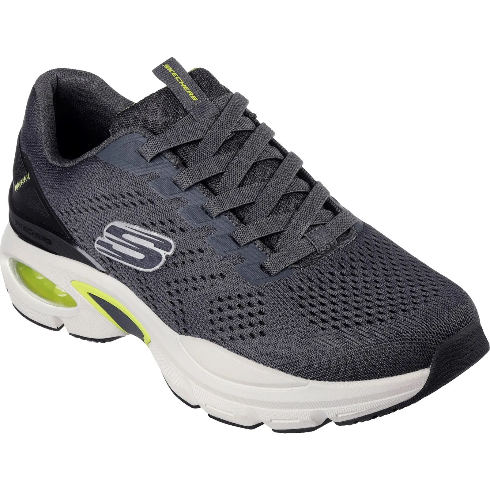 Skechers Mens SkechAir Ventura Trainers - Charcoal sold by The Foot Factory product image thumbnail 2