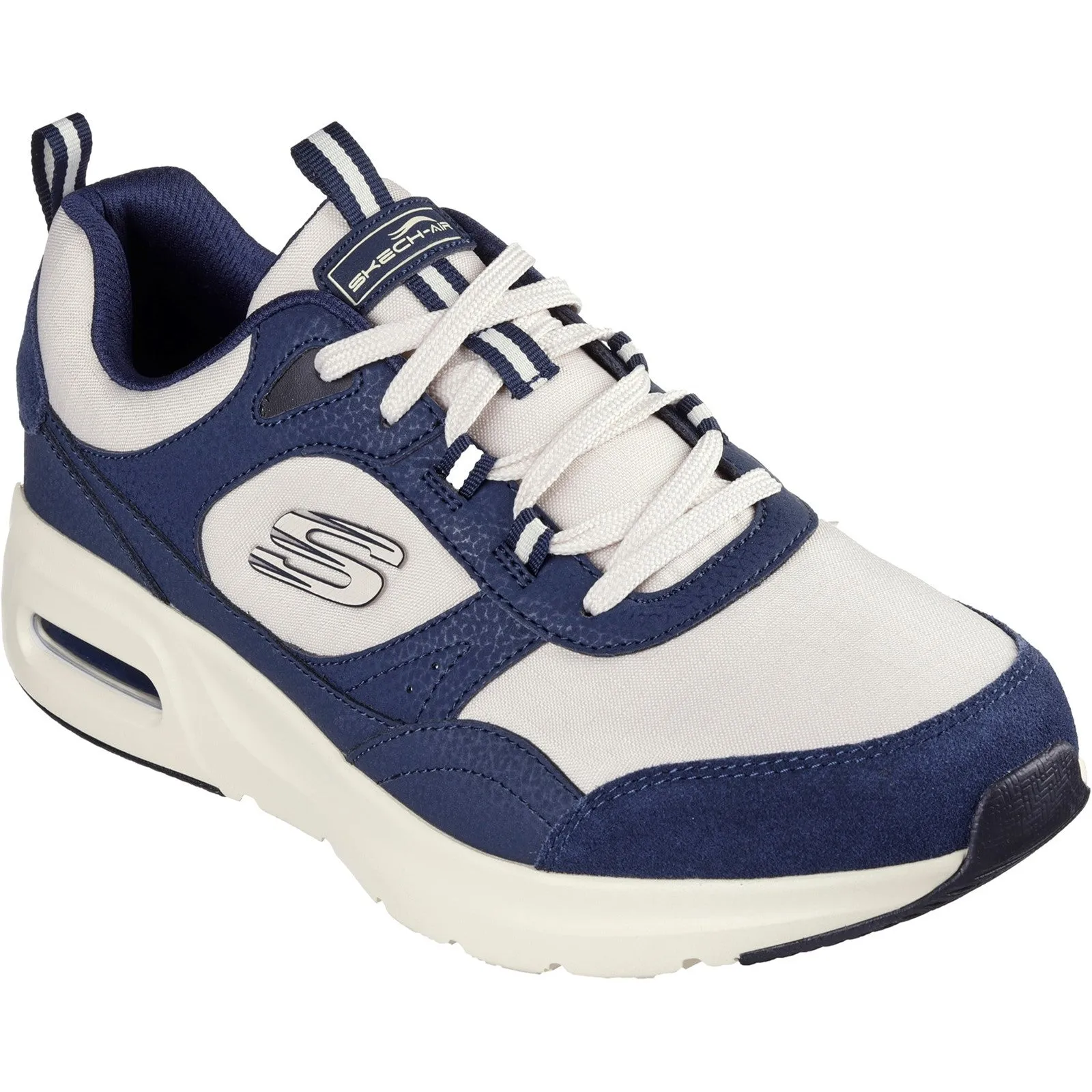 Skechers Mens SkechAir Court Yatton Trainers - Navy sold by The Foot Factory product image thumbnail 2