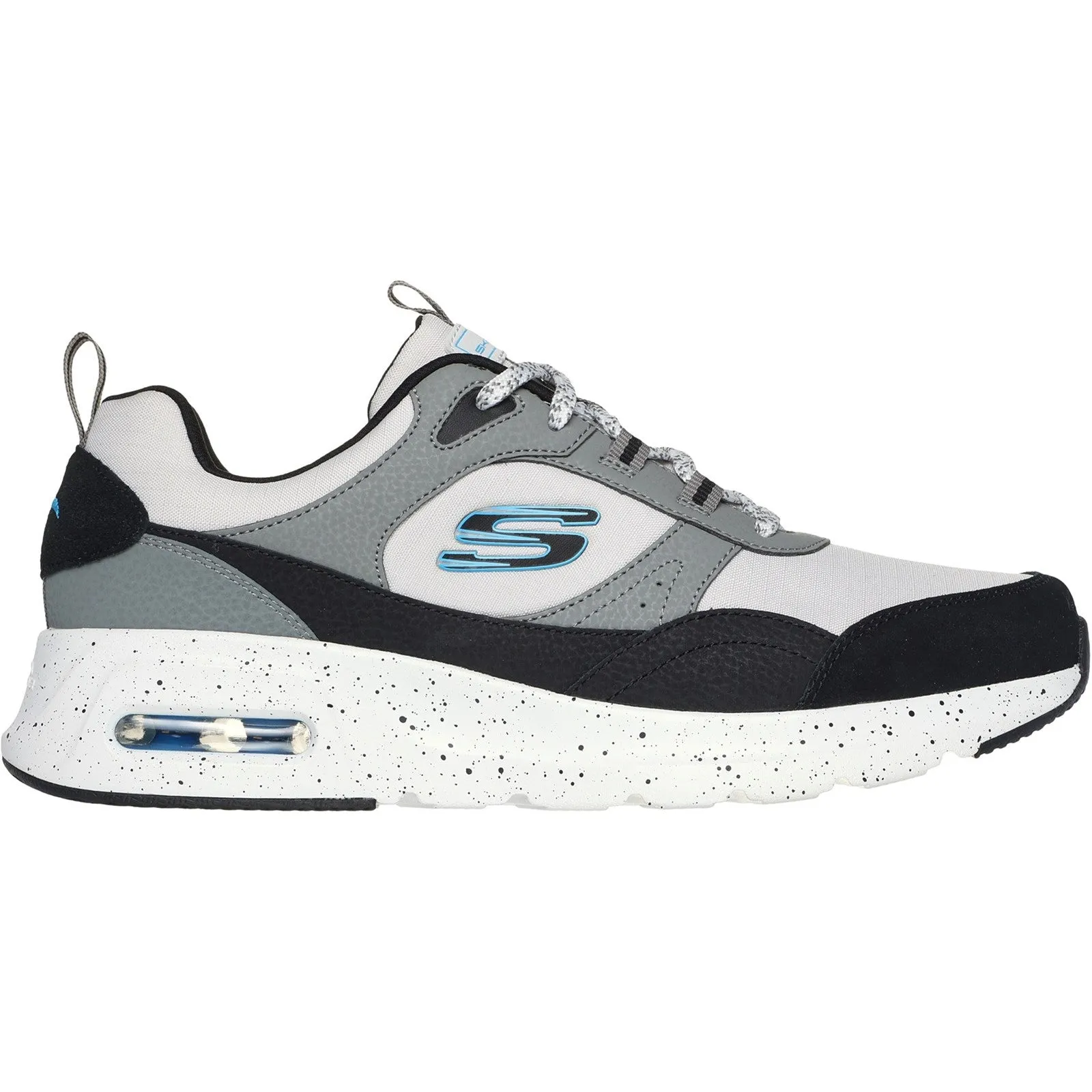 Skechers Mens SkechAir Court Yatton Trainers - Grey sold by The Foot Factory