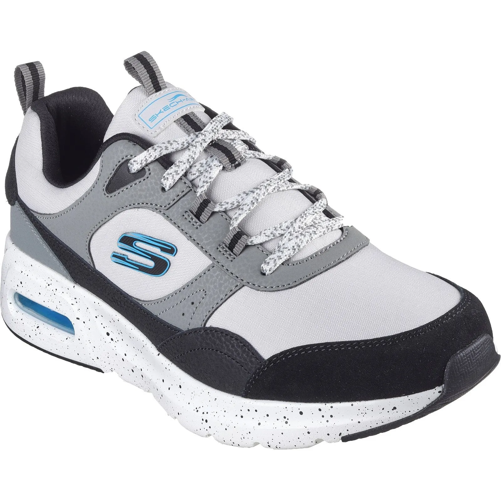Skechers Mens SkechAir Court Yatton Trainers - Grey sold by The Foot Factory product image thumbnail 2