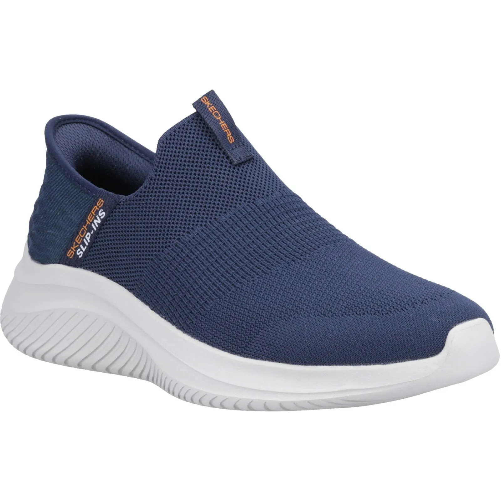 Skechers Mens Ultra Flex 3.0 Smooth Step Wide Trainers - Navy sold by The Foot Factory product image thumbnail 2