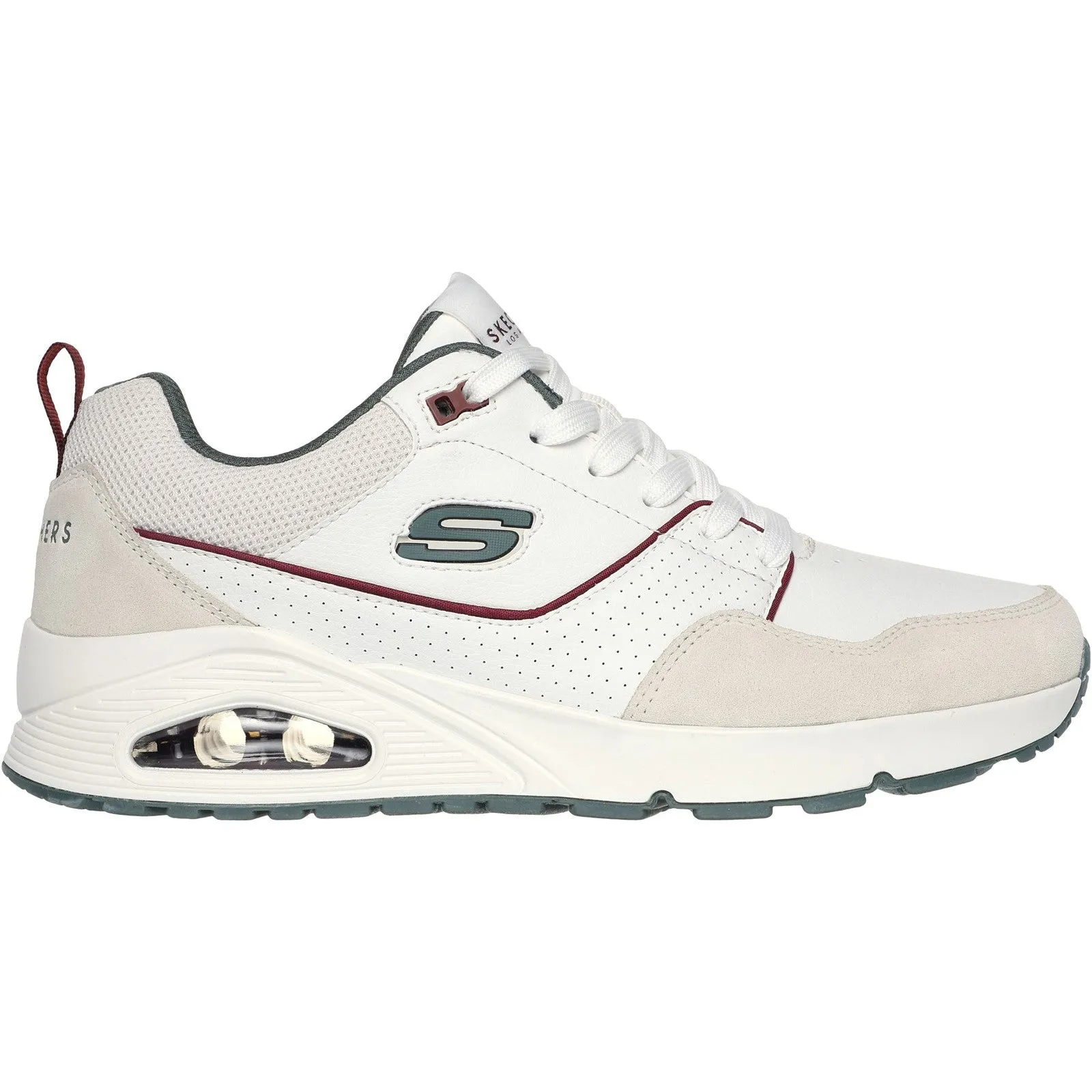 Skechers Mens Uno Retro One Trainers - White sold by The Foot Factory