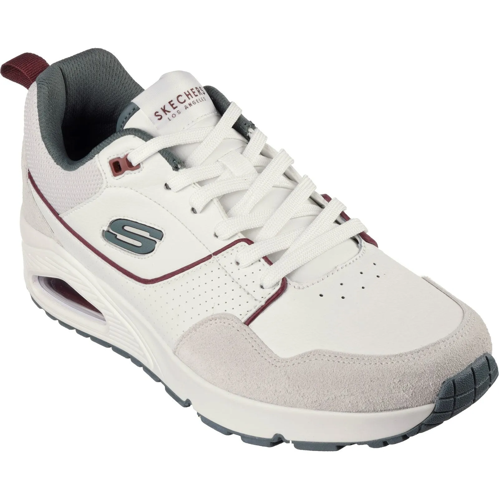 Skechers Mens Uno Retro One Trainers - White sold by The Foot Factory product image thumbnail 2