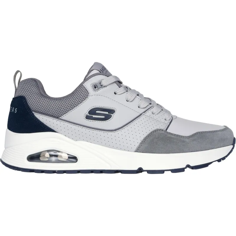 Skechers Mens Uno Retro One Trainers - Grey sold by The Foot Factory
