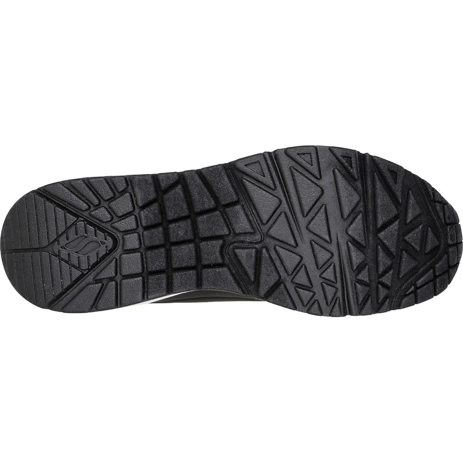 Skechers Womens Uno Shimmer Away Trainers - Black sold by The Foot Factory product image thumbnail 3