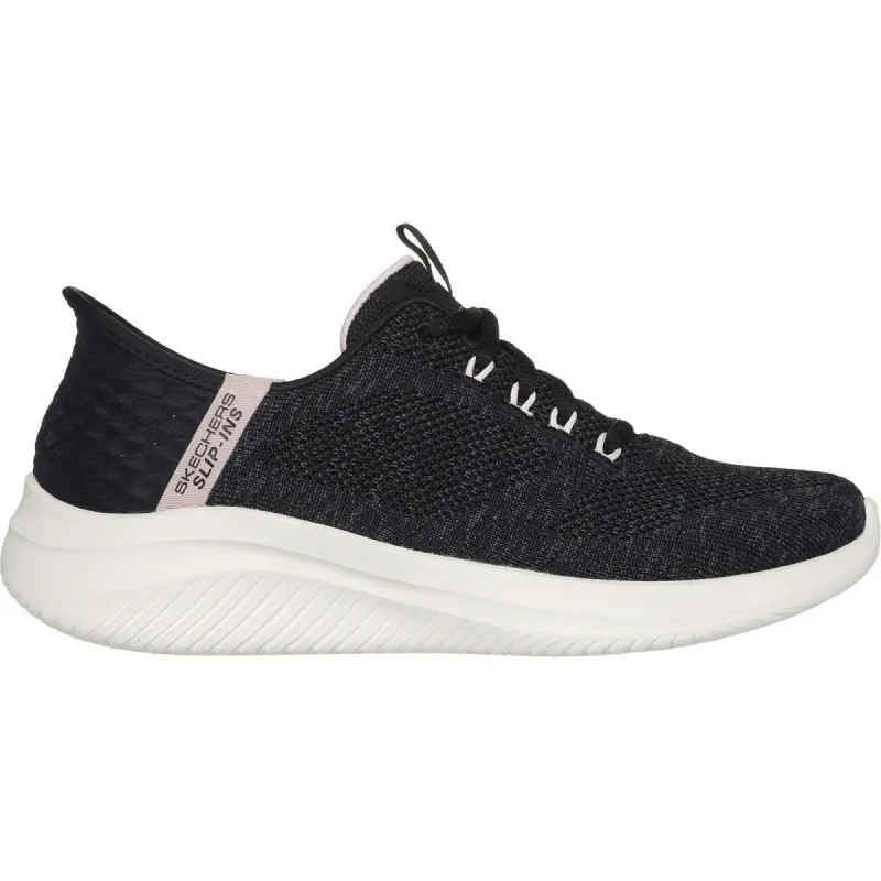 Skechers Womens Ultra Flex 3.0 Easy Step Trainers - Black sold by The Foot Factory