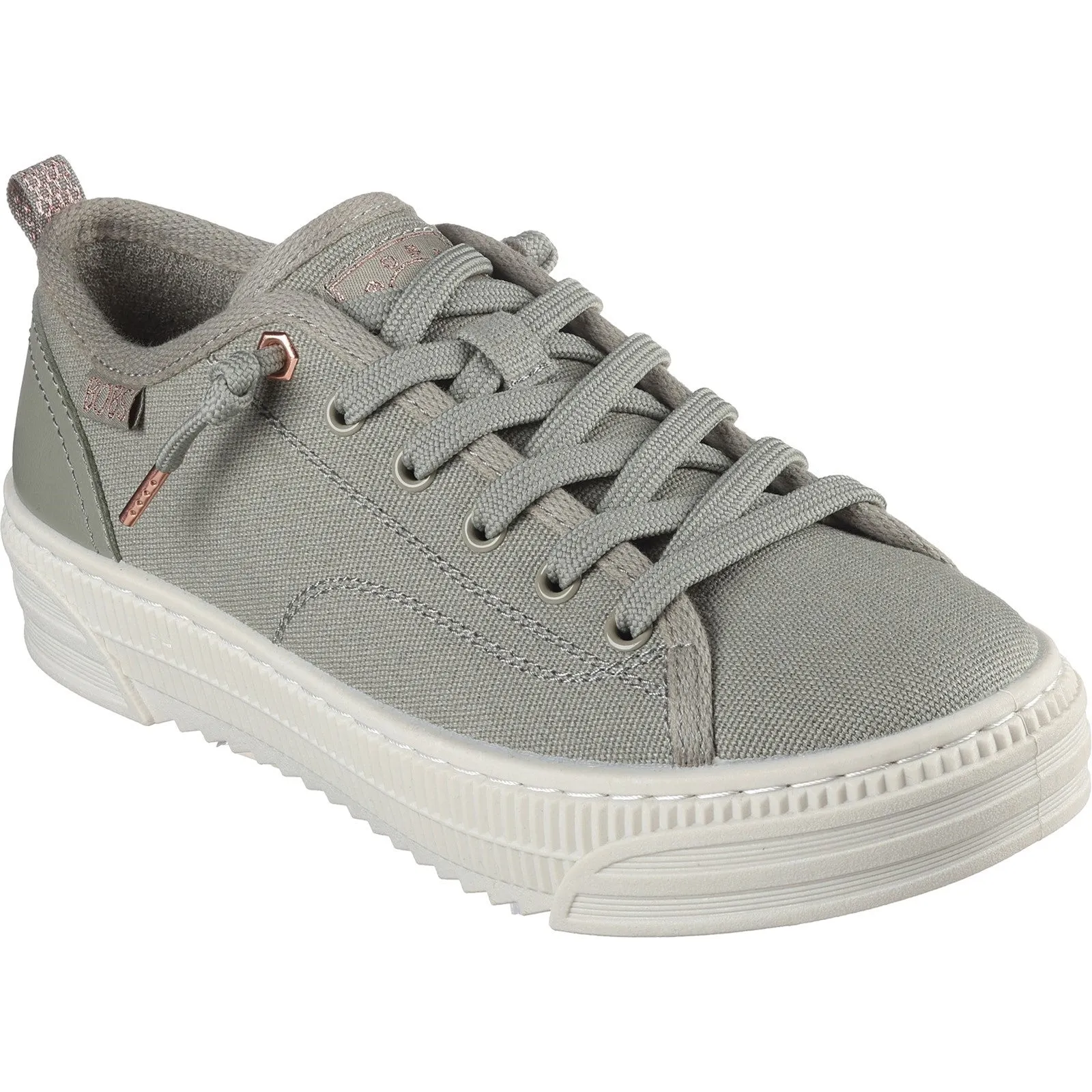 Skechers Womens BOBS Copa Trainers - Olive sold by The Foot Factory product image thumbnail 2