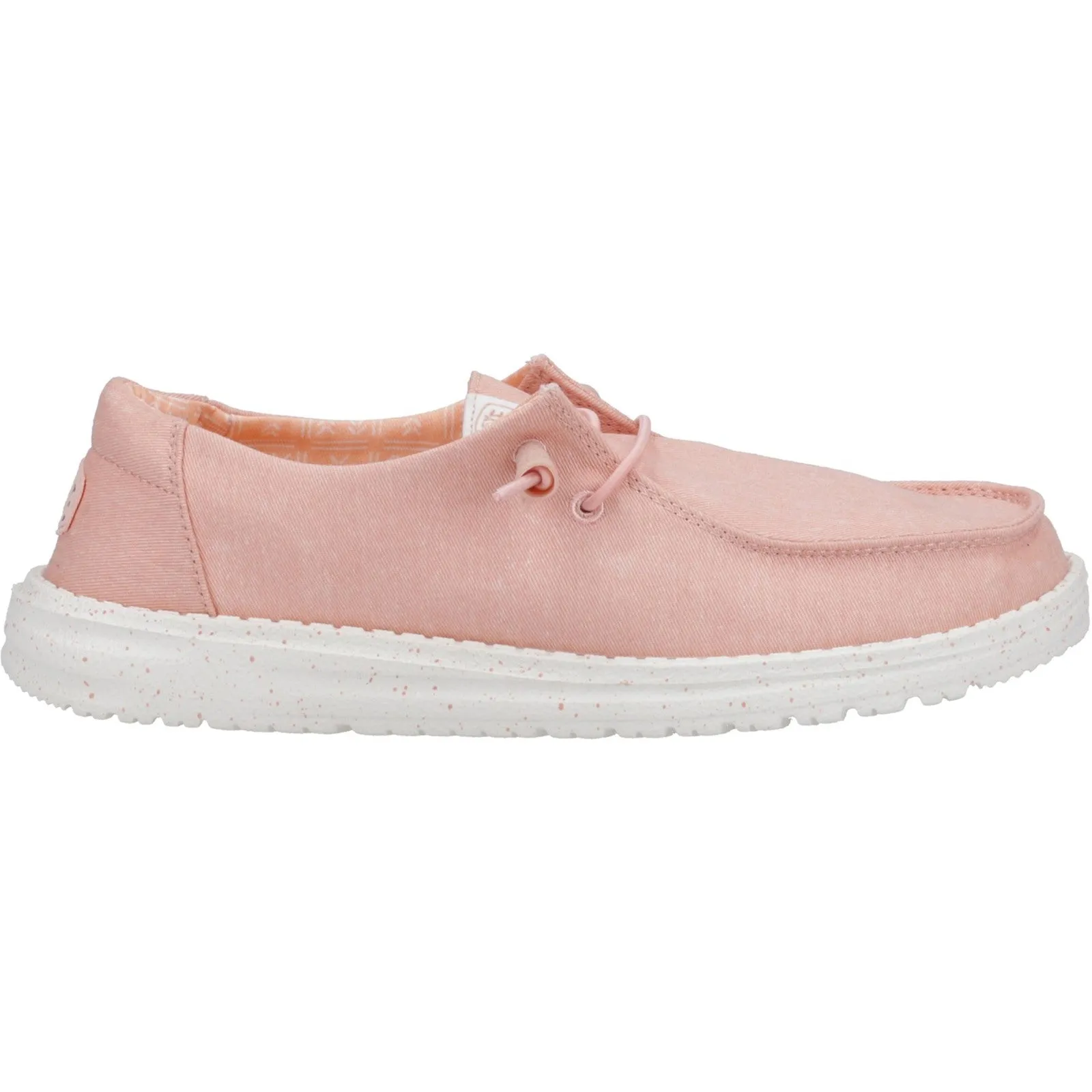 Hey Dude Womens Wendy Canvas Shoe - Pink sold by The Foot Factory