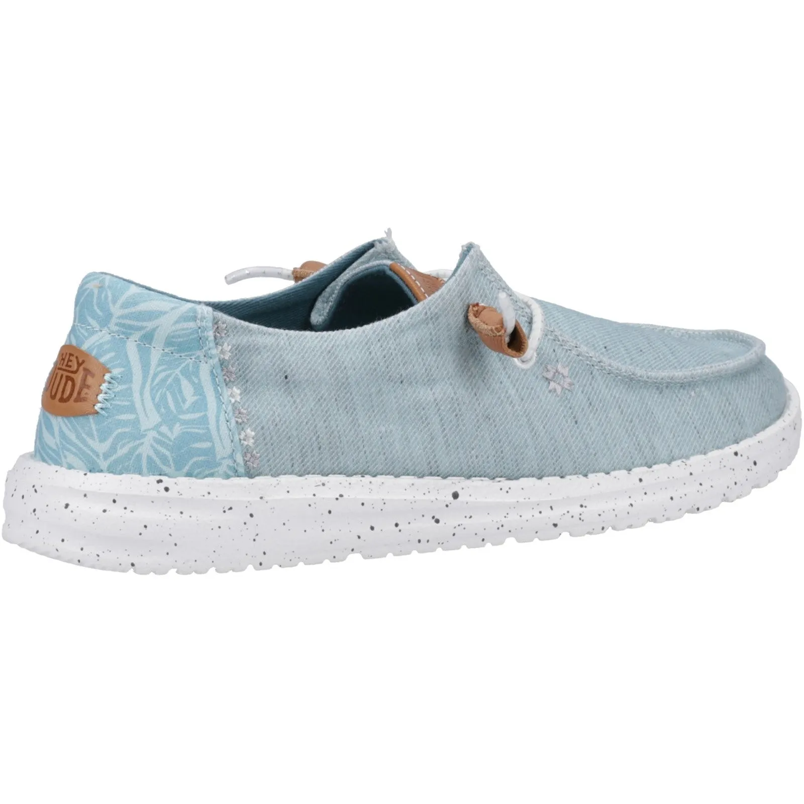 Hey Dude Womens Wendy Heathered Slub Tropical Shoe - Blue sold by The Foot Factory product image thumbnail 3