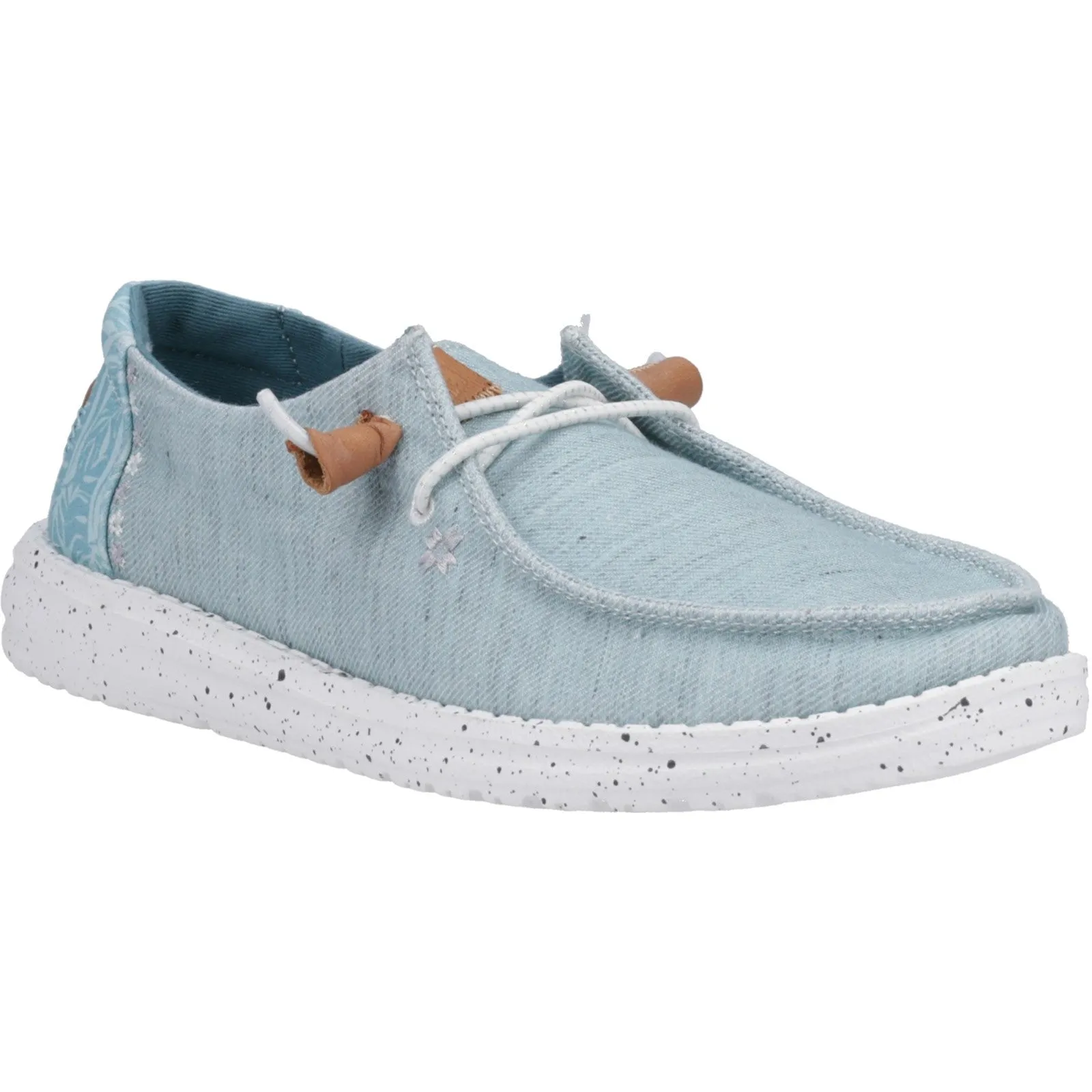 Hey Dude Womens Wendy Heathered Slub Tropical Shoe - Blue sold by The Foot Factory product image thumbnail 2