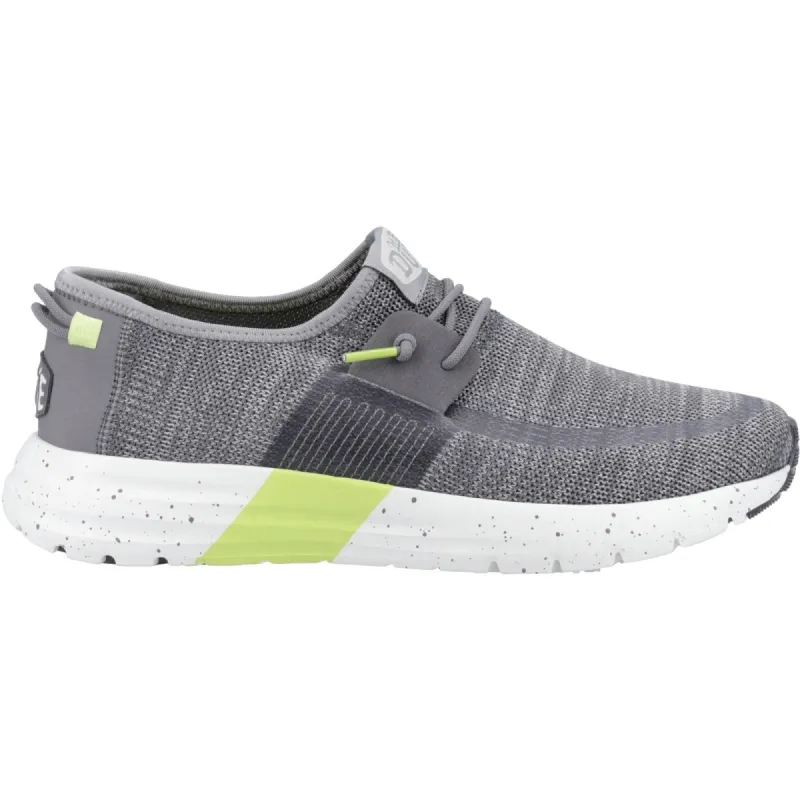Hey Dude Mens Sirocco Sport Mode Trainer - Grey sold by The Foot Factory