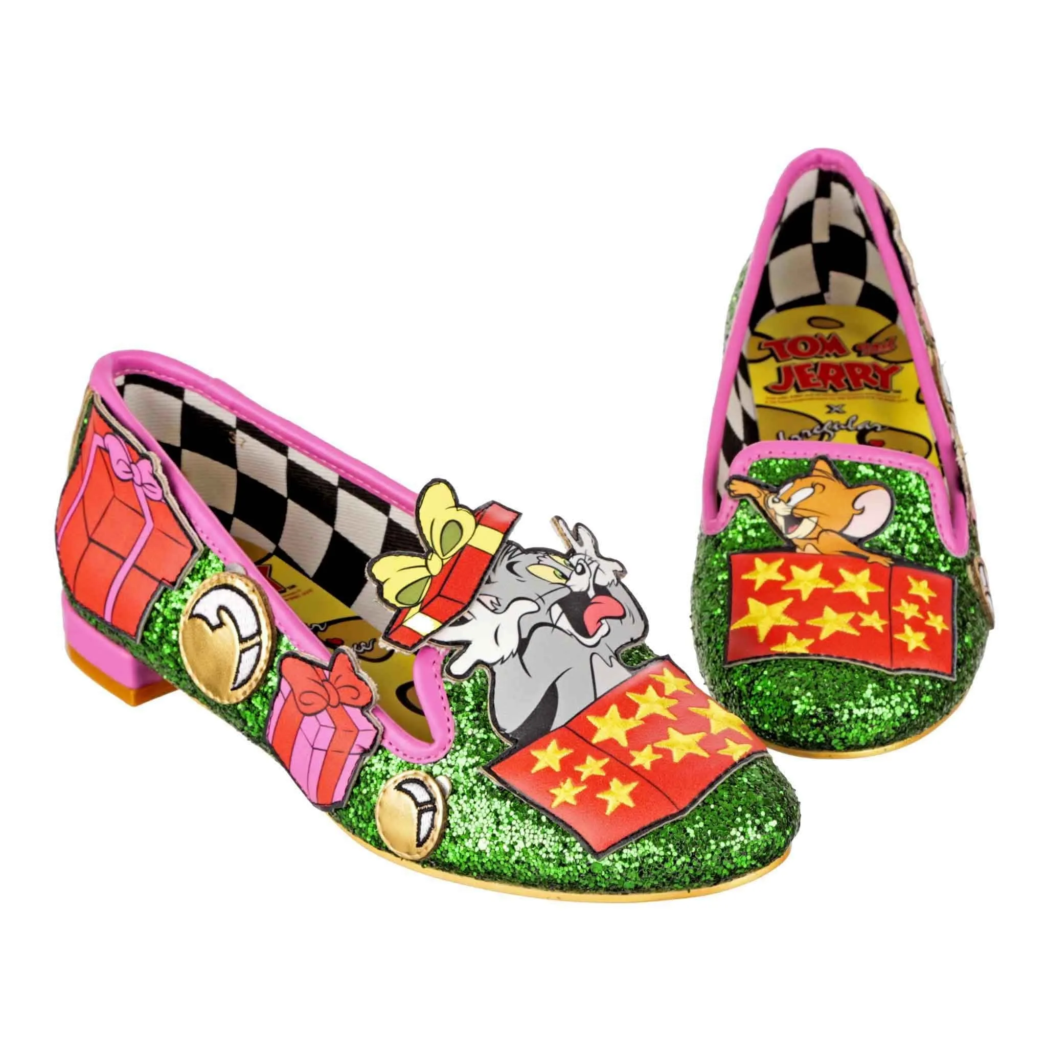 Irregular Choice Womens Tom & Jerry Peek a Boo Flats sold by The Foot Factory