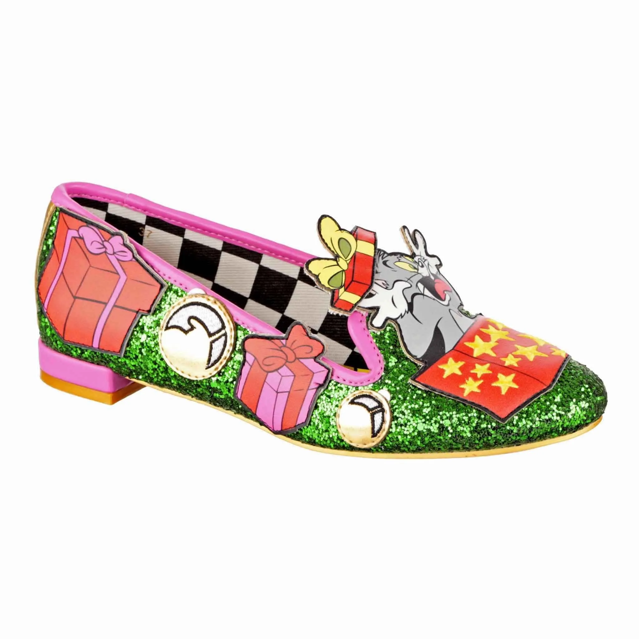Irregular Choice Womens Tom & Jerry Peek a Boo Flats sold by The Foot Factory product image thumbnail 2