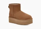 UGG Womens Classic Mini Platform Boots - Chestnut sold by The Foot Factory