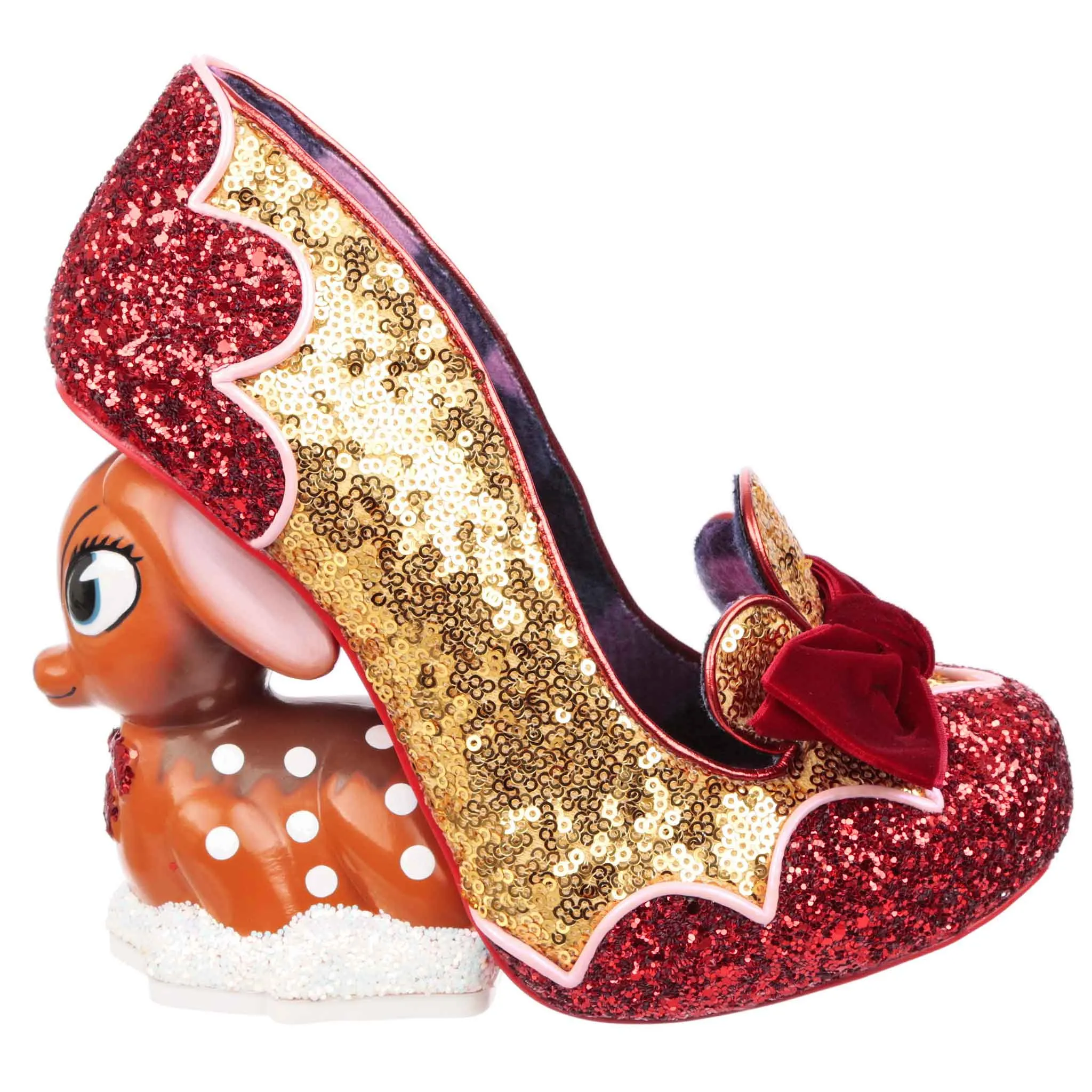 Irregular Choice Womens Looks Like Rain Dear High Heel - Red sold by The Foot Factory product image thumbnail 2