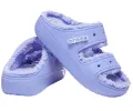 Crocs Unisex Classic Cozzzy Lined Sandal - Digital Violet sold by The Foot Factory